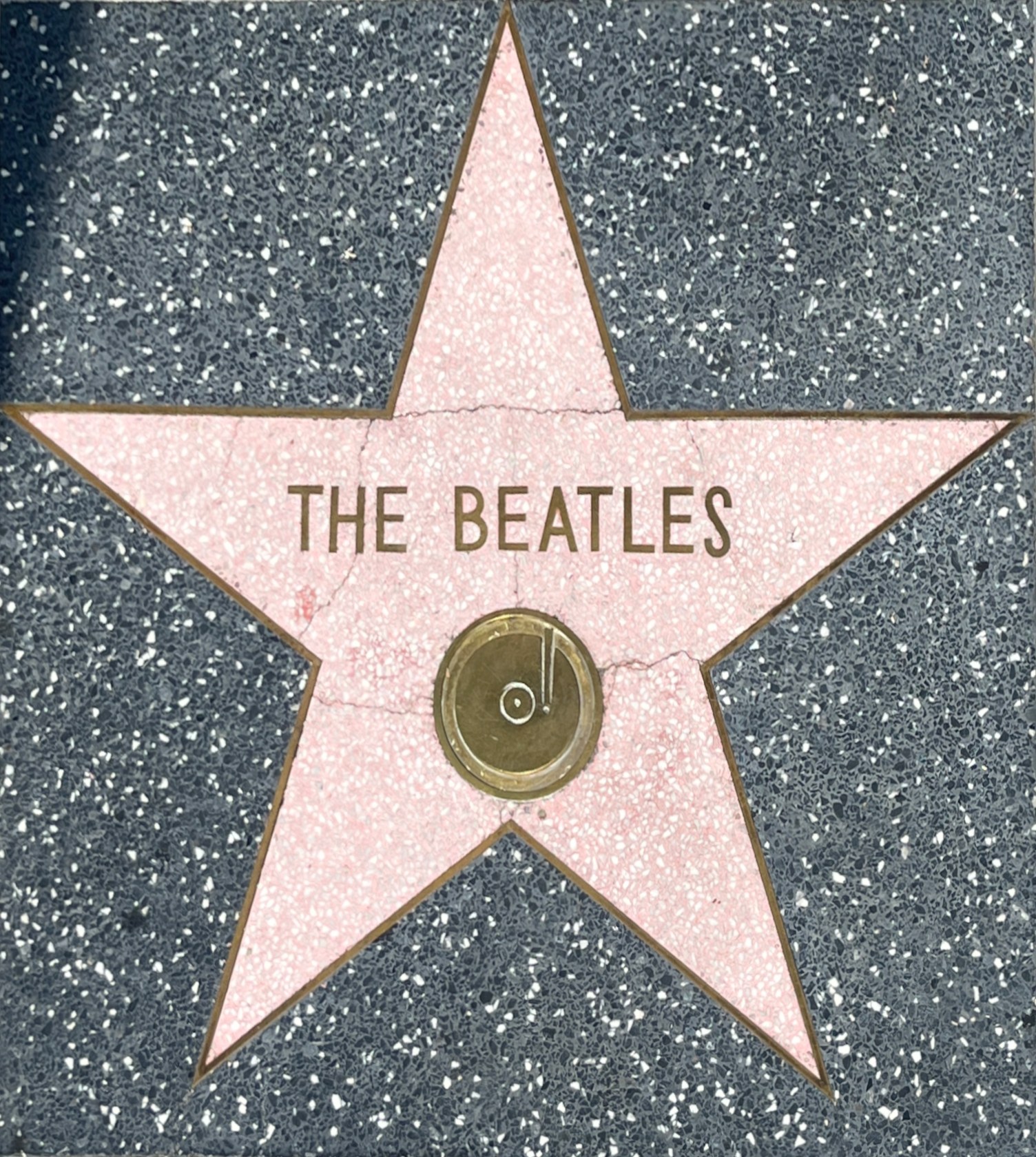 Stern auf dem Hollywood Walk of Fame mit der Inschrift "The Beatles".