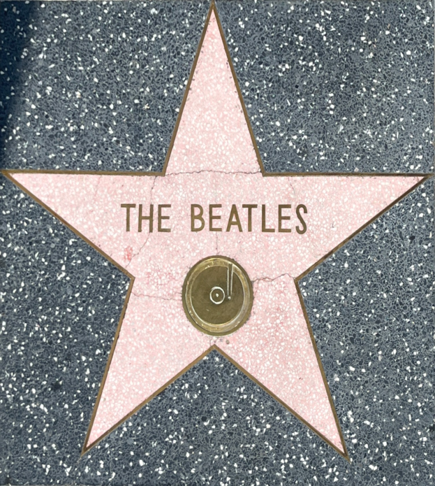 Stern auf dem Hollywood Walk of Fame mit der Inschrift "The Beatles".