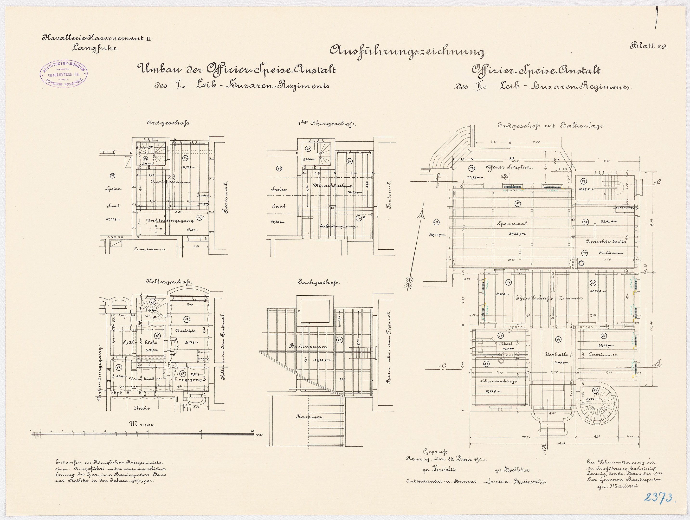 Grundriss des ehemaligen Bundeskanzleramts in der Bundesrepublik Deutschland, detaillierte Gebäudeplanung und Text.