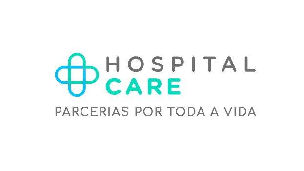 Der Text "Krankenhauspflege-Partnerschaften fürs Leben" in Fettschrift, schwarz, moderner Schriftart, mittig auf einem weißen Hintergrund mit einem dünnen schwarzen Rand.