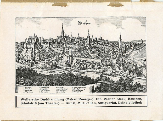 Alte 18. Jahrhundert-Karte von Köln, Deutschland, zeigt Gebäude, Bäume und Text auf altem Papier.