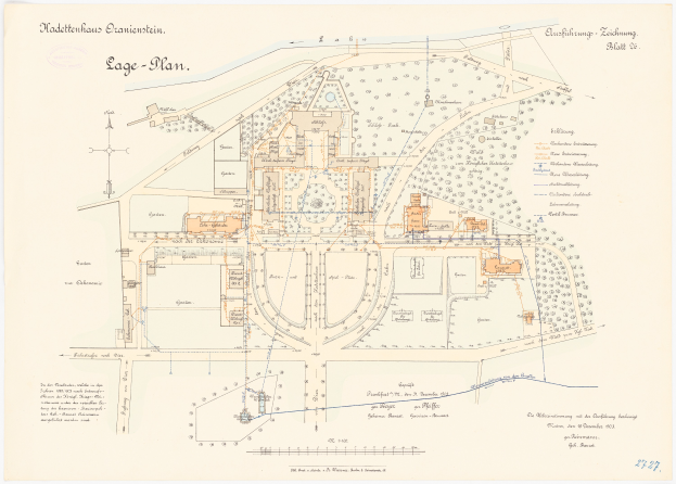 Eine detaillierte Karte von Köln, Deutschland, mit einer Zeichnung eines Gebäudes auf einem Stück Papier, einschließlich Text über die Geschichte, Kultur und Sehenswürdigkeiten der Stadt.
